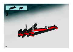 LEGO 8645 instructions page 38 – build guide