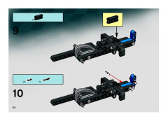 LEGO 8645 instructions page 54 – build guide