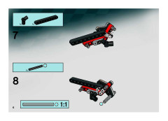 LEGO 8645 instructions page 6 – build guide