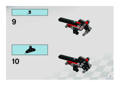LEGO 8645 instructions page 7 – build guide