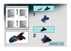 LEGO 8646 instructions page 2 – build guide