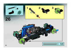 LEGO 8646 instructions page 62 – build guide