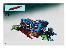 LEGO 8646 instructions page 68 – build guide