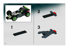 LEGO 8647 instructions page 2 – build guide
