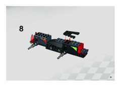 LEGO 8647 instructions page 21 – build guide