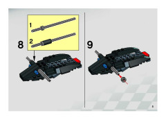 LEGO 8647 instructions page 5 – build guide