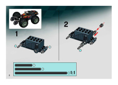 LEGO 8648 instructions page 2 – build guide