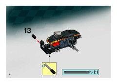 LEGO 8648 instructions page 8 – build guide