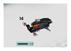 LEGO 8648 instructions page 9 – build guide