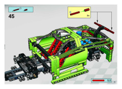 LEGO 8649 instructions page 61 – build guide