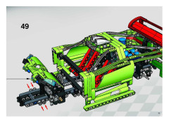 LEGO 8649 instructions page 71 – build guide