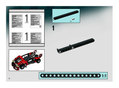 LEGO 8650 instructions page 2 – build guide