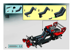 LEGO 8650 instructions page 22 – build guide