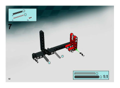 LEGO 8650 instructions page 62 – build guide