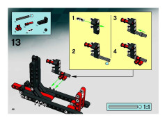 LEGO 8650 instructions page 68 – build guide