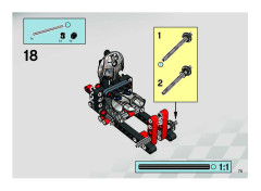 LEGO 8650 instructions page 75 – build guide
