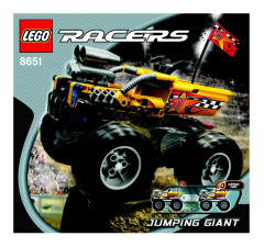 LEGO 8651 instructions page 1 – build guide