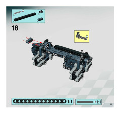 LEGO 8651 instructions page 11 – build guide
