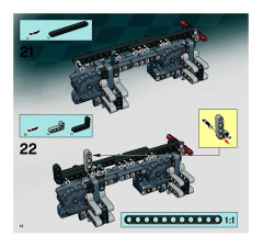 LEGO 8651 instructions page 14 – build guide