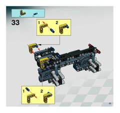 LEGO 8651 instructions page 23 – build guide