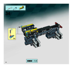 LEGO 8651 instructions page 24 – build guide