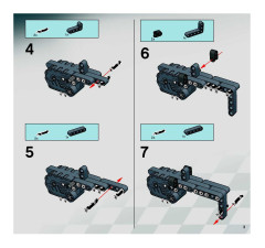 LEGO 8651 instructions page 3 – build guide