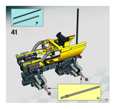 LEGO 8651 instructions page 33 – build guide