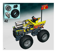 LEGO 8651 instructions page 34 – build guide