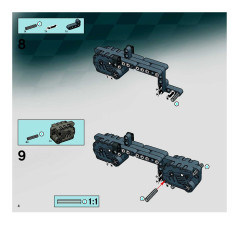 LEGO 8651 instructions page 4 – build guide