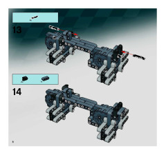 LEGO 8651 instructions page 8 – build guide