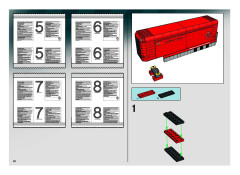 LEGO 8654 instructions page 28 – build guide