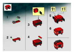 LEGO 8654 instructions page 4 – build guide