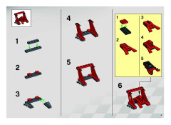 LEGO 8654 instructions page 5 – build guide