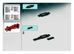 LEGO 8654 instructions page 6 – build guide