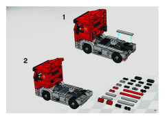 LEGO 8654 instructions page 75 – build guide