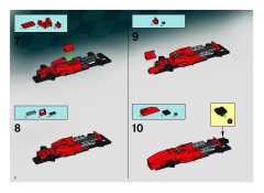 LEGO 8654 instructions page 8 – build guide