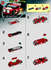LEGO 8655 instructions page 1 – build guide