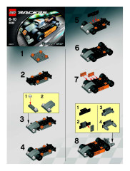 LEGO 8661 instructions page 1 – build guide