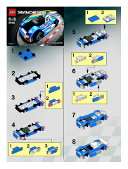 LEGO 8662 instructions page 1 – build guide