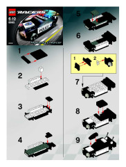 LEGO 8665 instructions page 1 – build guide