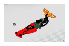 LEGO 8667 instructions page 9 – build guide