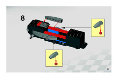 LEGO 8668 instructions page 21 – build guide
