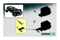 LEGO 8669 instructions page 2 – build guide