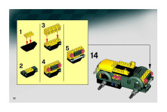 LEGO 8670 instructions page 10 – build guide