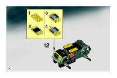 LEGO 8670 instructions page 8 – build guide