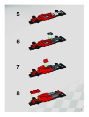 LEGO 8672 instructions page 9 – build guide