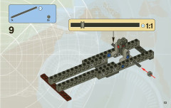 LEGO 8677 instructions page 13 – build guide