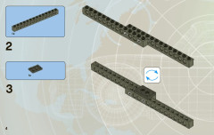 LEGO 8677 instructions page 4 – build guide