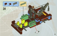 LEGO 8677 instructions page 43 – build guide