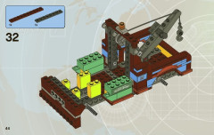 LEGO 8677 instructions page 44 – build guide